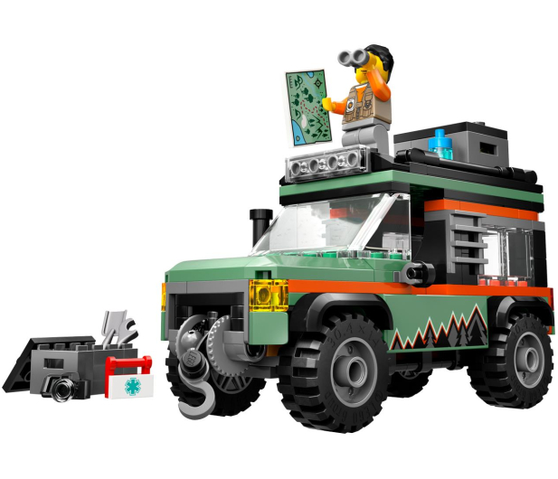LEGO City 60447 Górska ciężarówka terenowa 4x4 - 1284111 - zdjęcie 8